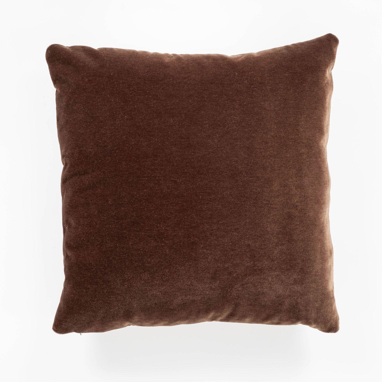 Cast Large Custom Cushion from Vintage African Kuba Cloth