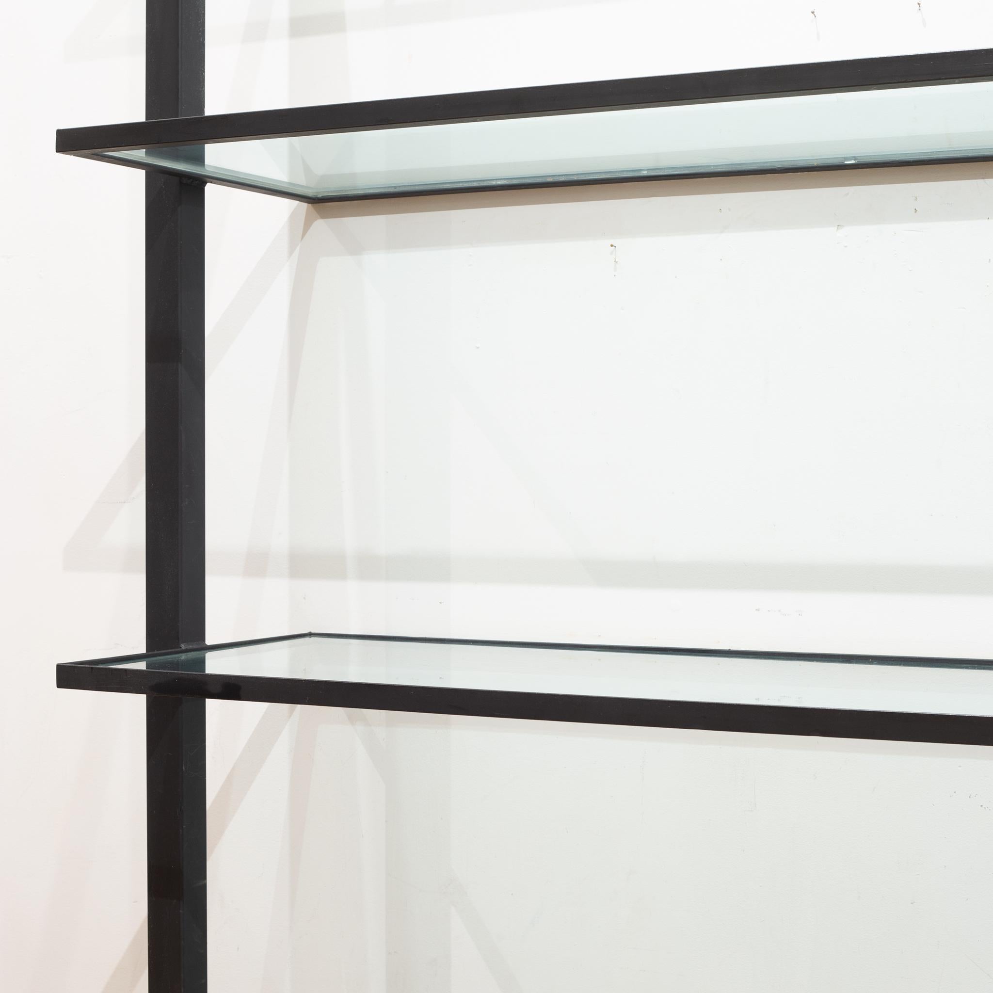 Large Custom Floating Steel and Glass Shelf c. 2014 For Sale 4