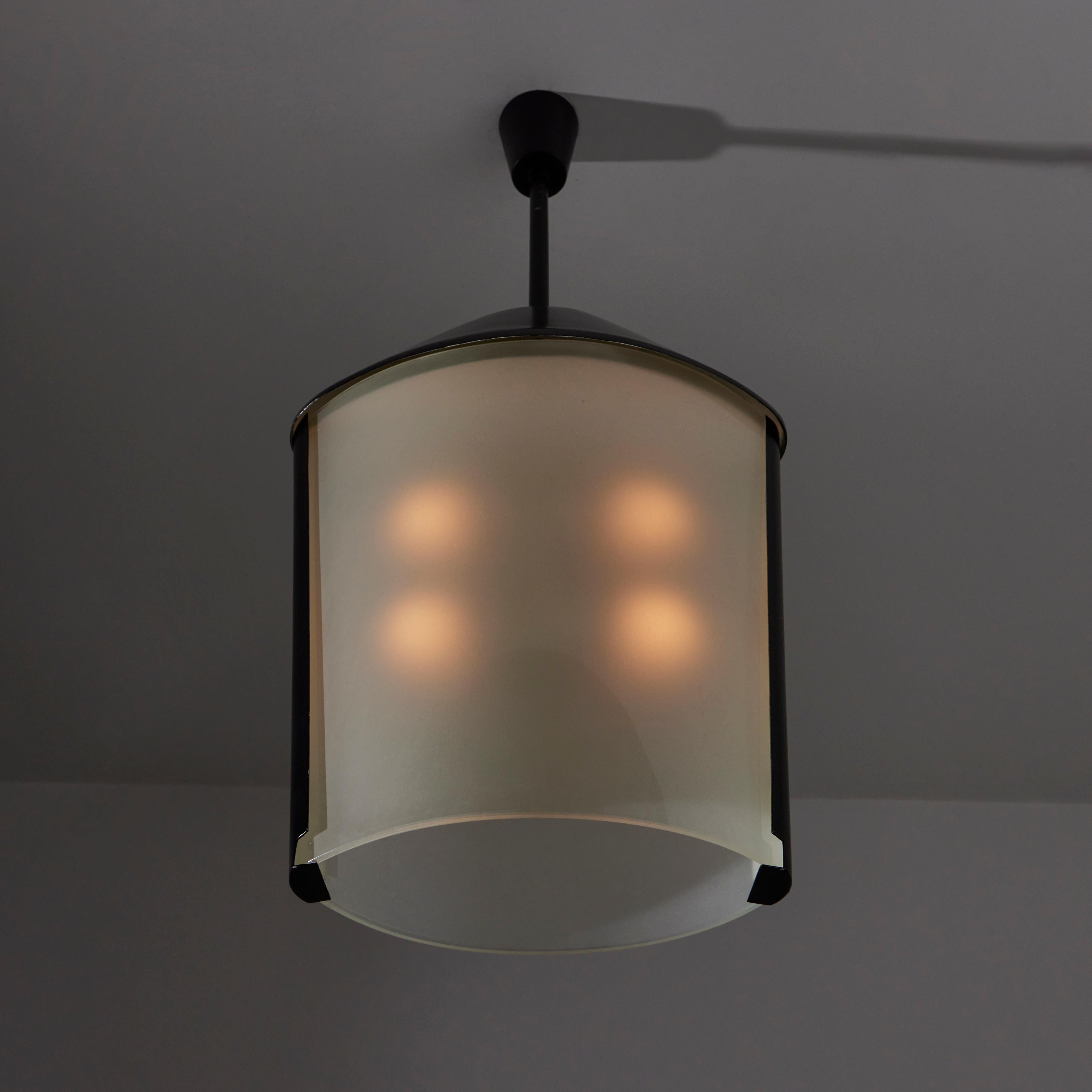 Large Custom Italian Ceiling Light In Good Condition For Sale In Los Angeles, CA