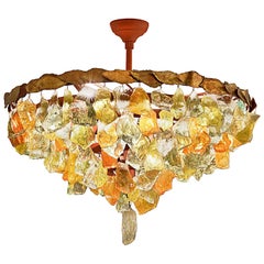 Large Custom Made Glass Chandeliers