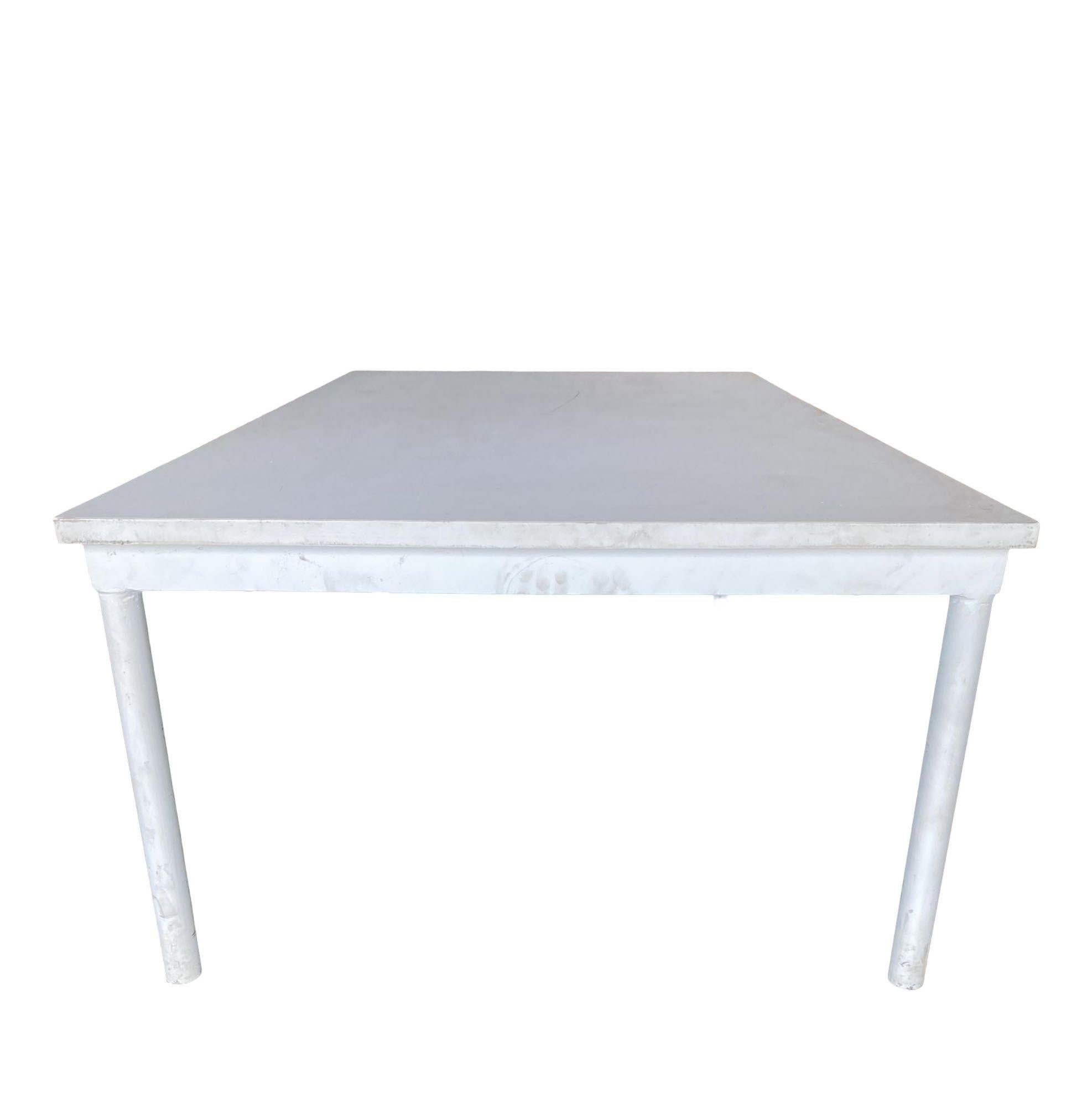 Steel Large Custom Made Modernist Mod Coffee Table For Sale