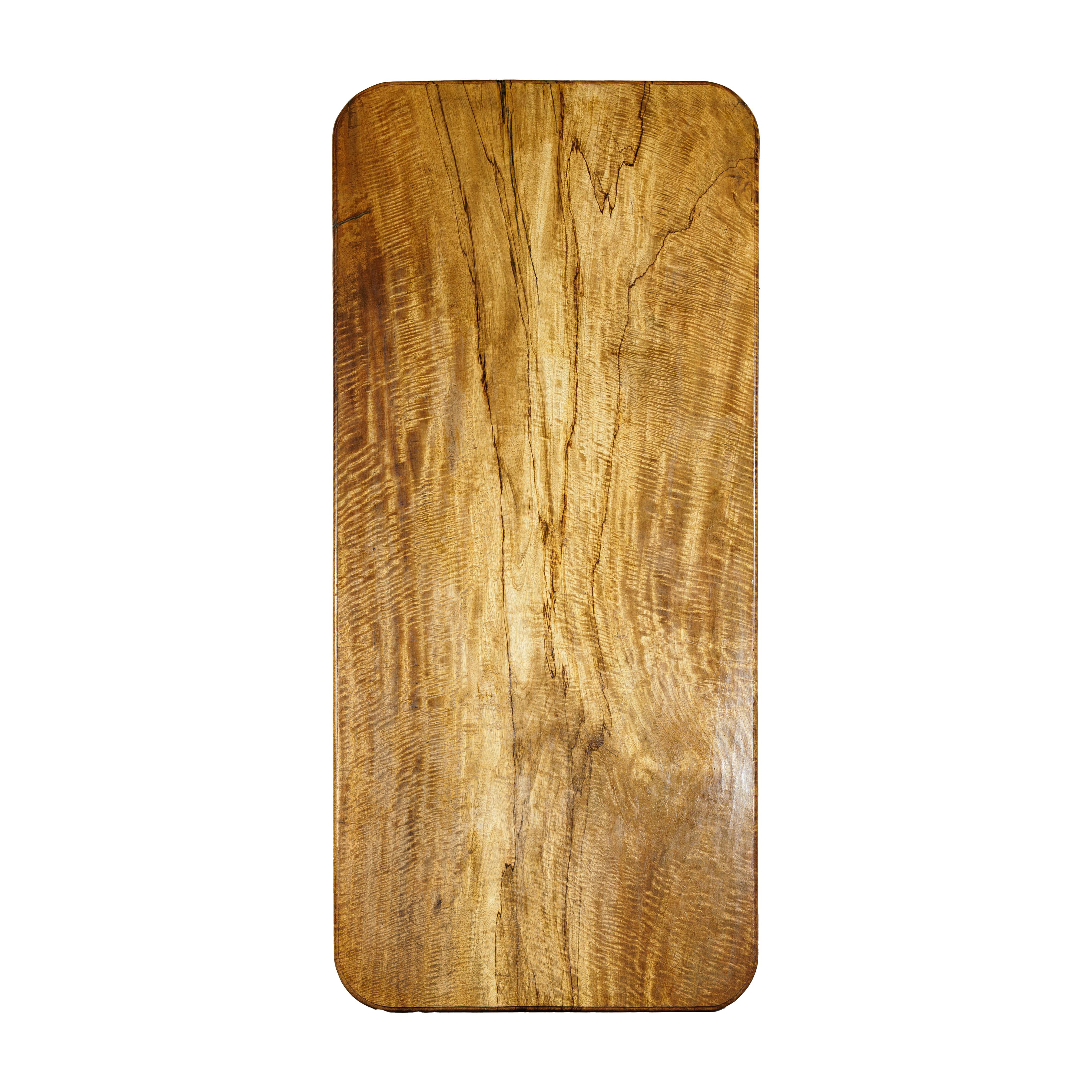 Large Custom Mango Wood Table Top with Striking Grain Pattern For Sale 10