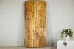 Large Custom Mango Wood Table Top with Striking Grain Pattern
