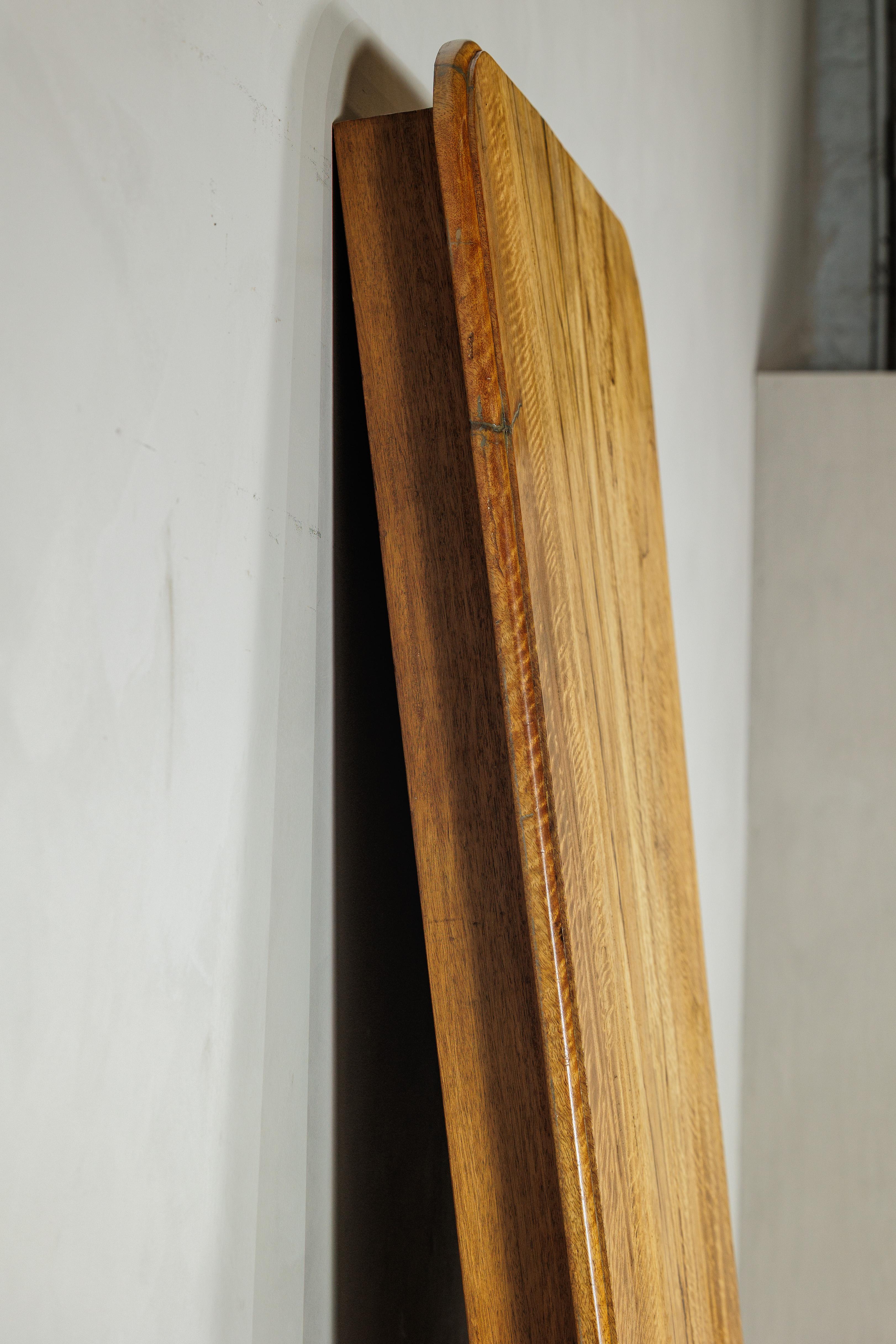 Large Custom Mango Wood Table Top with Striking Grain Pattern For Sale 2