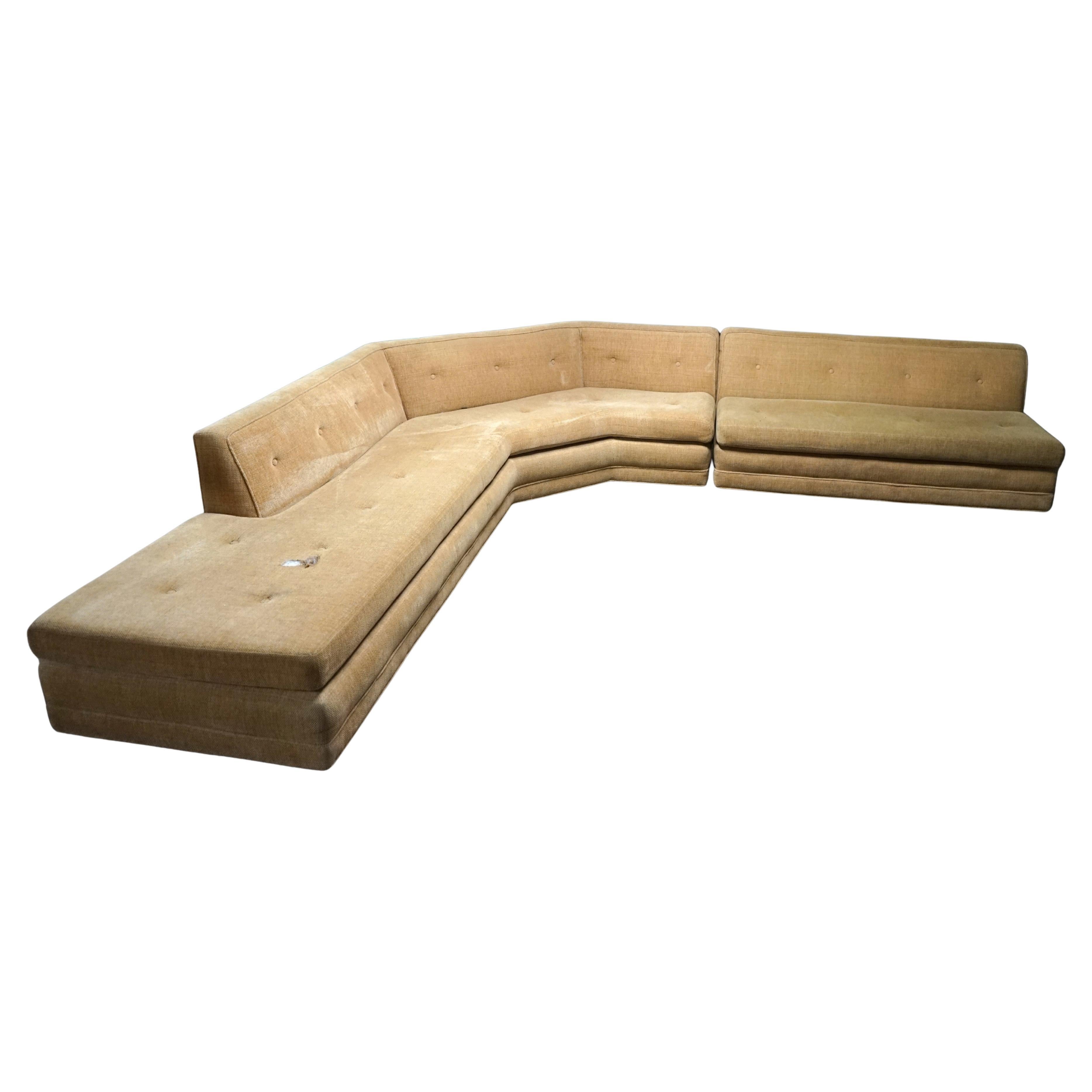 Large Custom Sectional Attributed to Harvey Probber For Sale