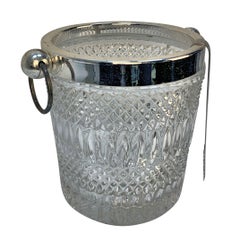 Large Cut Glass Ice Pale