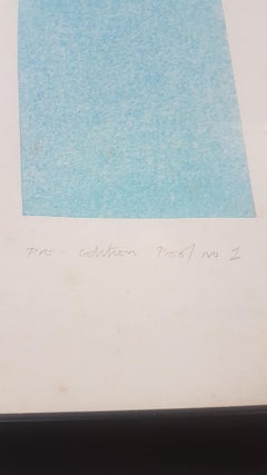 Large Cut-Out Art Pre-Proof Print of Stylised Nude by R.L.Wilson 1981