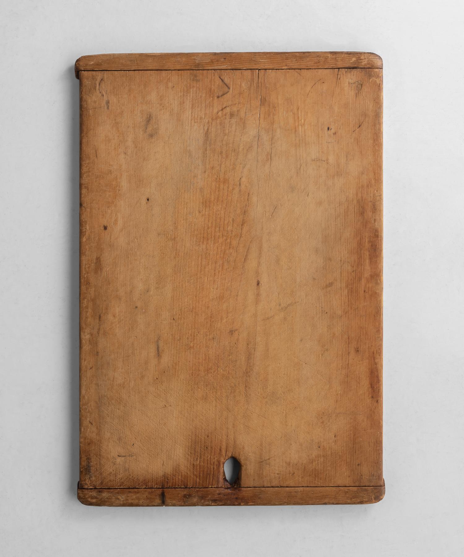 Large Cutting Board, circa 1900 In Good Condition In Culver City, CA