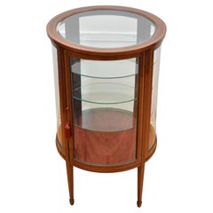 Large Cylindrical Edwardian Display Cabinet