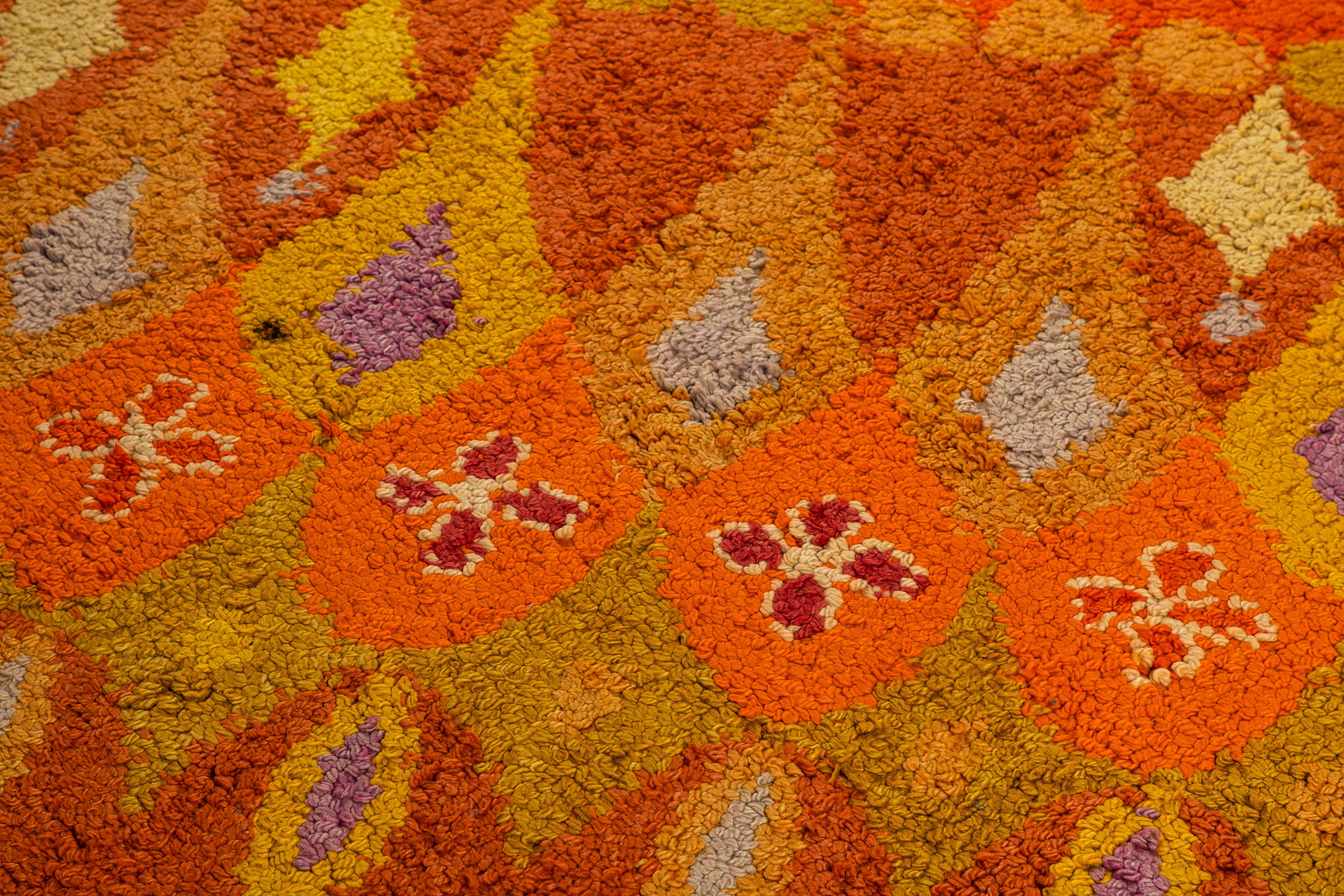 Mexican Large Cynthia Sargent Modernist Rug, circa 1960s