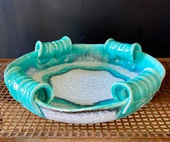 Large Czech Art Deco Alienware Bowl by Ditmar Urbach (1919-1938)