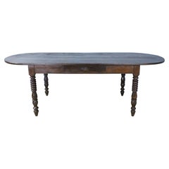 Large "D End" Chestnut Farm Table