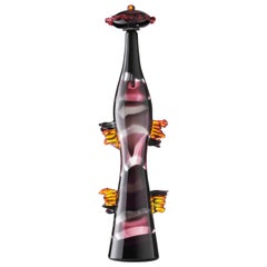 Large Dame Murano Glass Bottle by Luciano Gaspari