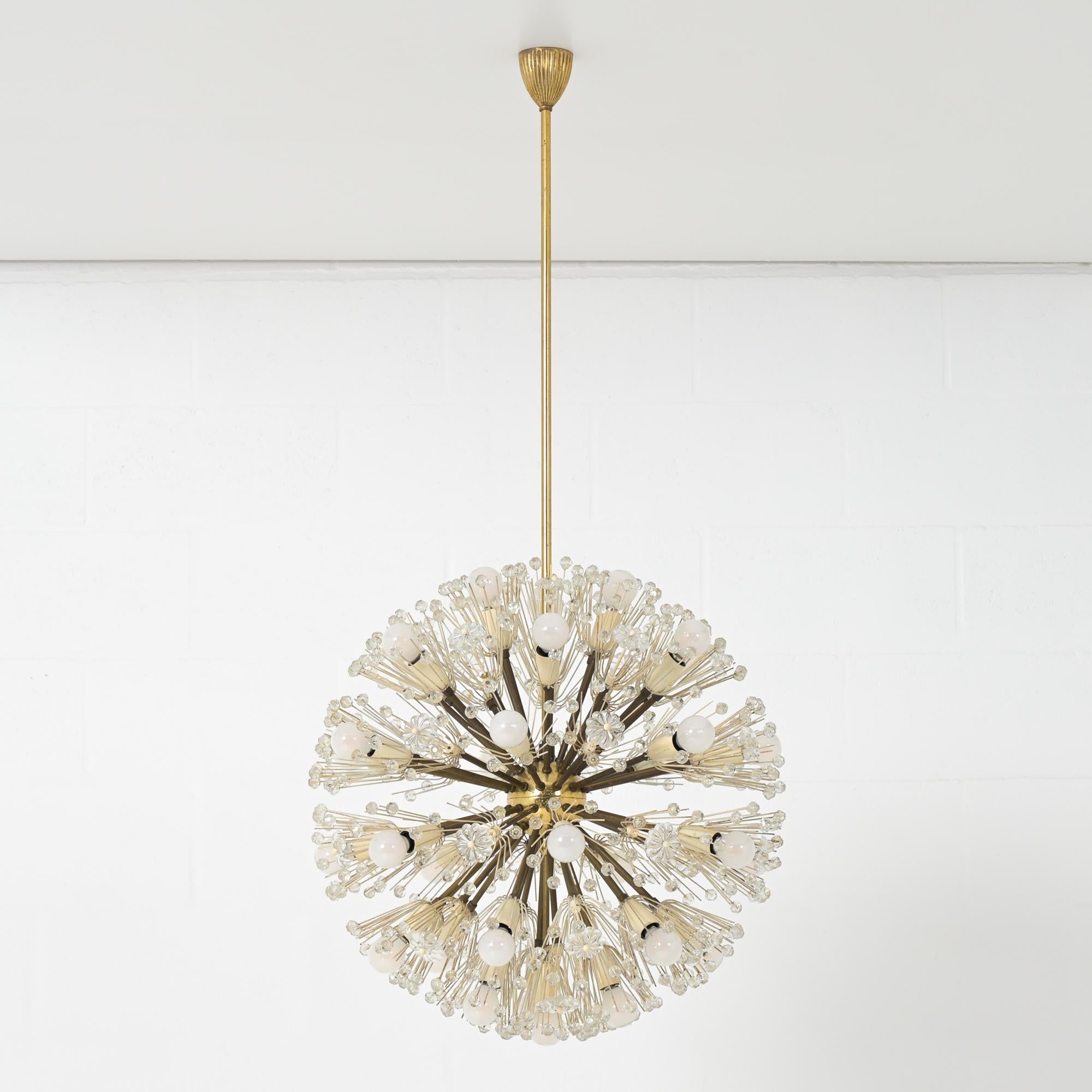 Gran lámpara Dandelion de Emil Stejnar para Rupert Nikoll en venta 9