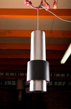 Large Danish aluminum pendant light, Zénith model, Jo Hammerborg for Fog & Mørup