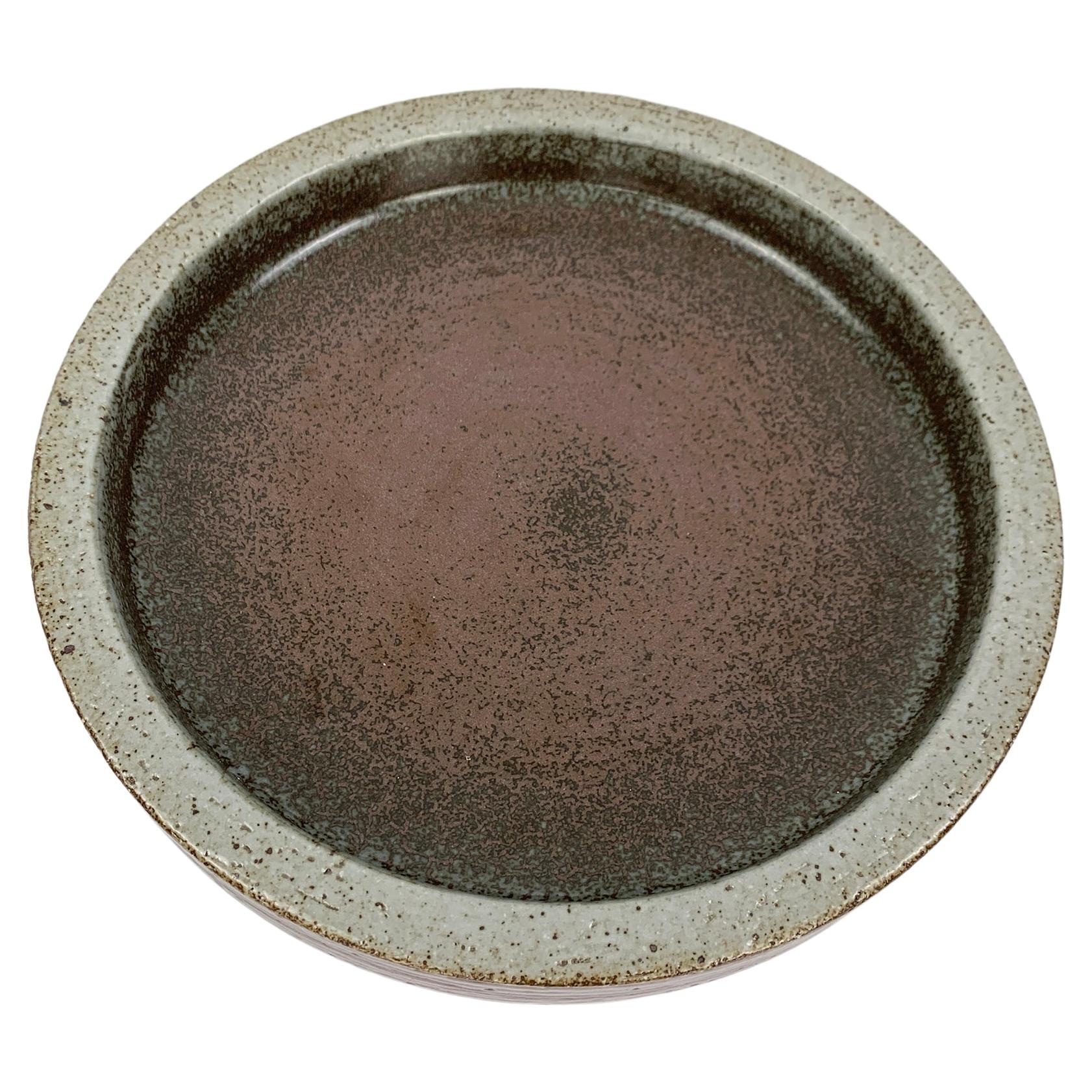 Large danish Ceramic Dish Bowl Palshus Denmark Per & Annelise Linnemann-Schmidt