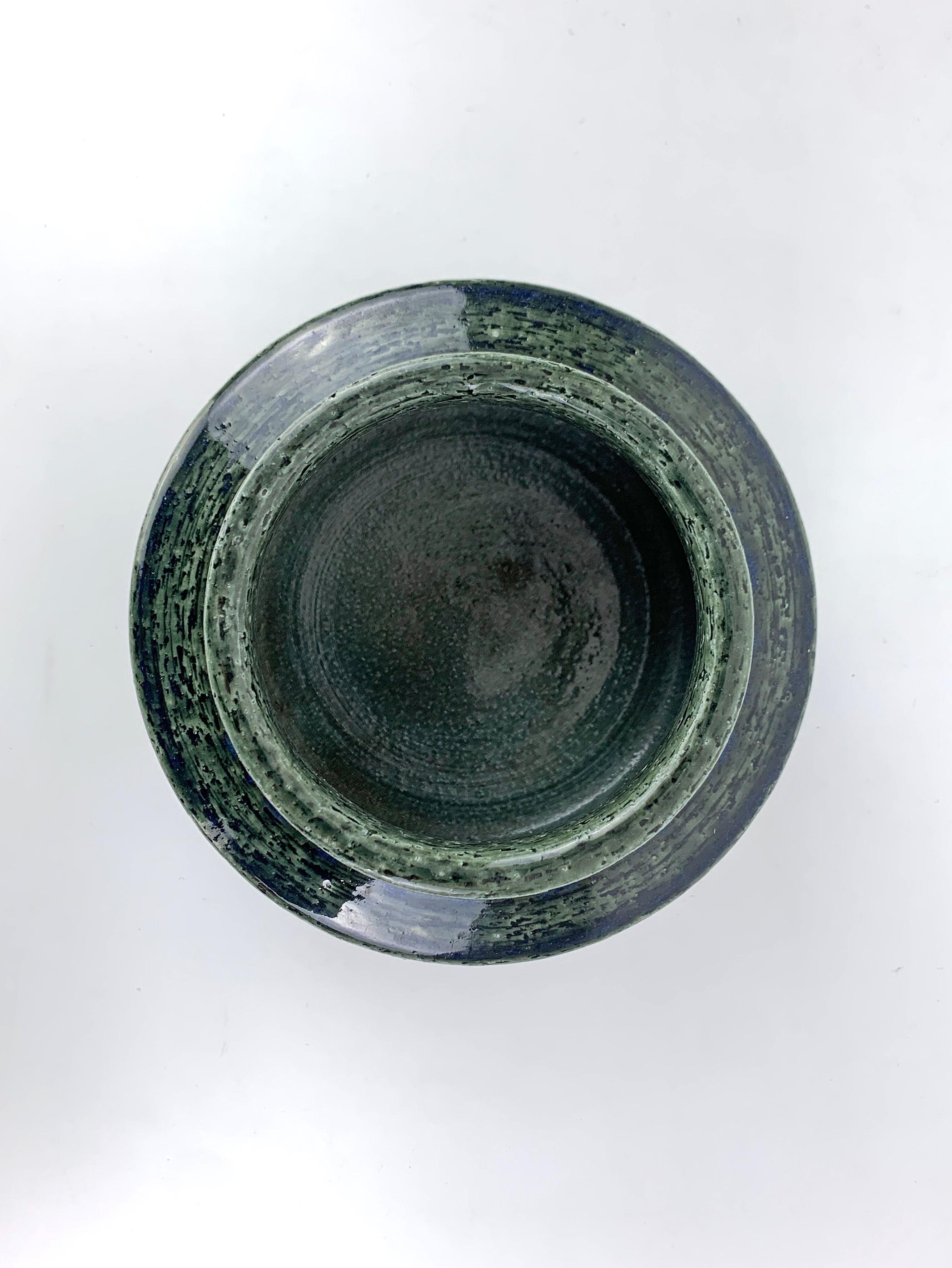 Large danish Ceramic Vase Palshus Denmark Per & Annelise Linnemann-Schmidt (Glasiert) im Angebot