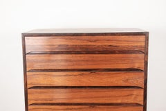 Large Danish chest of drawers in rosewood by Svend Langkilde, 1960s.