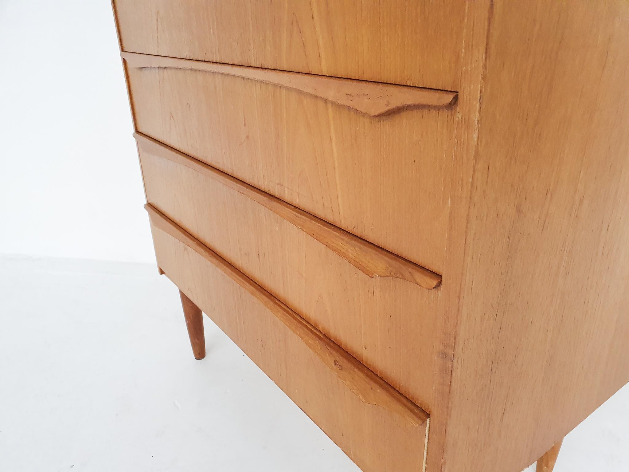 Large Danish Chest of Drawers in Teak, 1960s 6