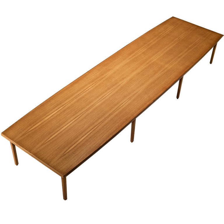 Large Danish Conference or Dining Table in Teak 16 feet