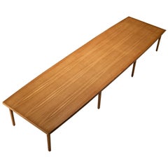 Large Danish Conference or Dining Table in Teak