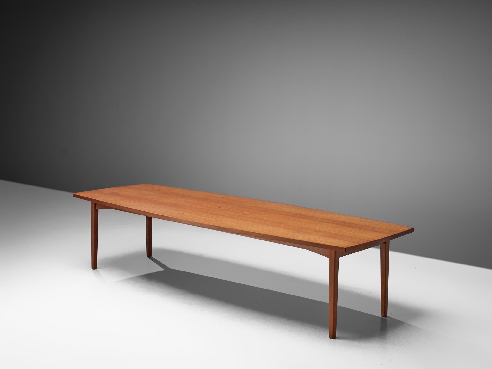 Mid-Century Modern Large Danish Conference Table in Teak