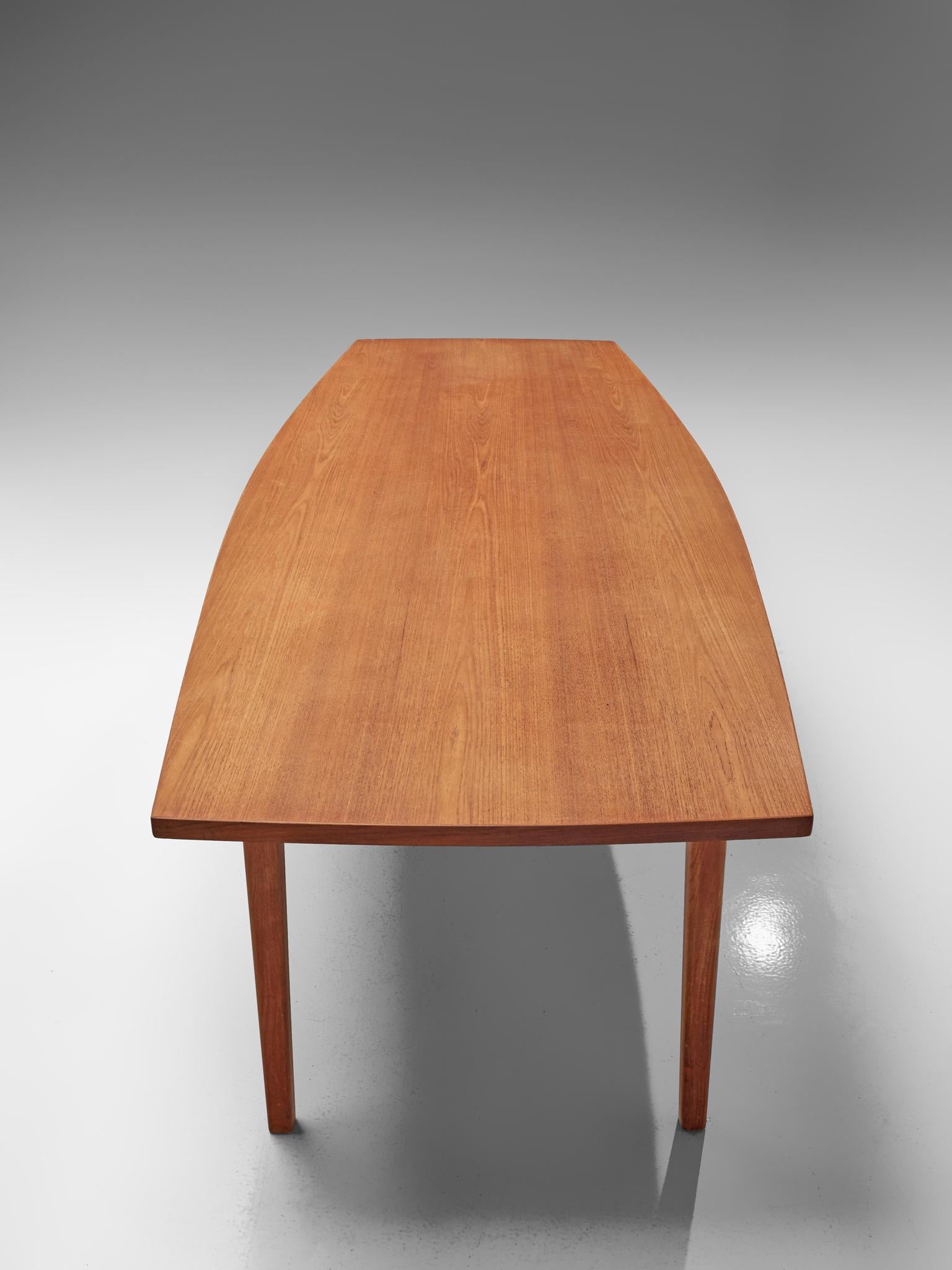 Mid-20th Century Large Danish Conference Table in Teak