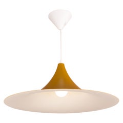 Large Danish conical metal pendant light model 4105 by Lyfa.