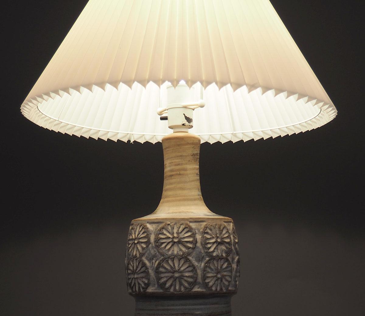 Mid-20th Century Large Danish design ceramic table lamp by Søholm, 1960s
