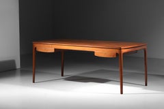 Large Danish desk by Ole Wanscher published by Iversen