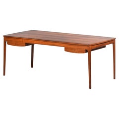 Large Danish desk by Ole Wanscher published by Iversen