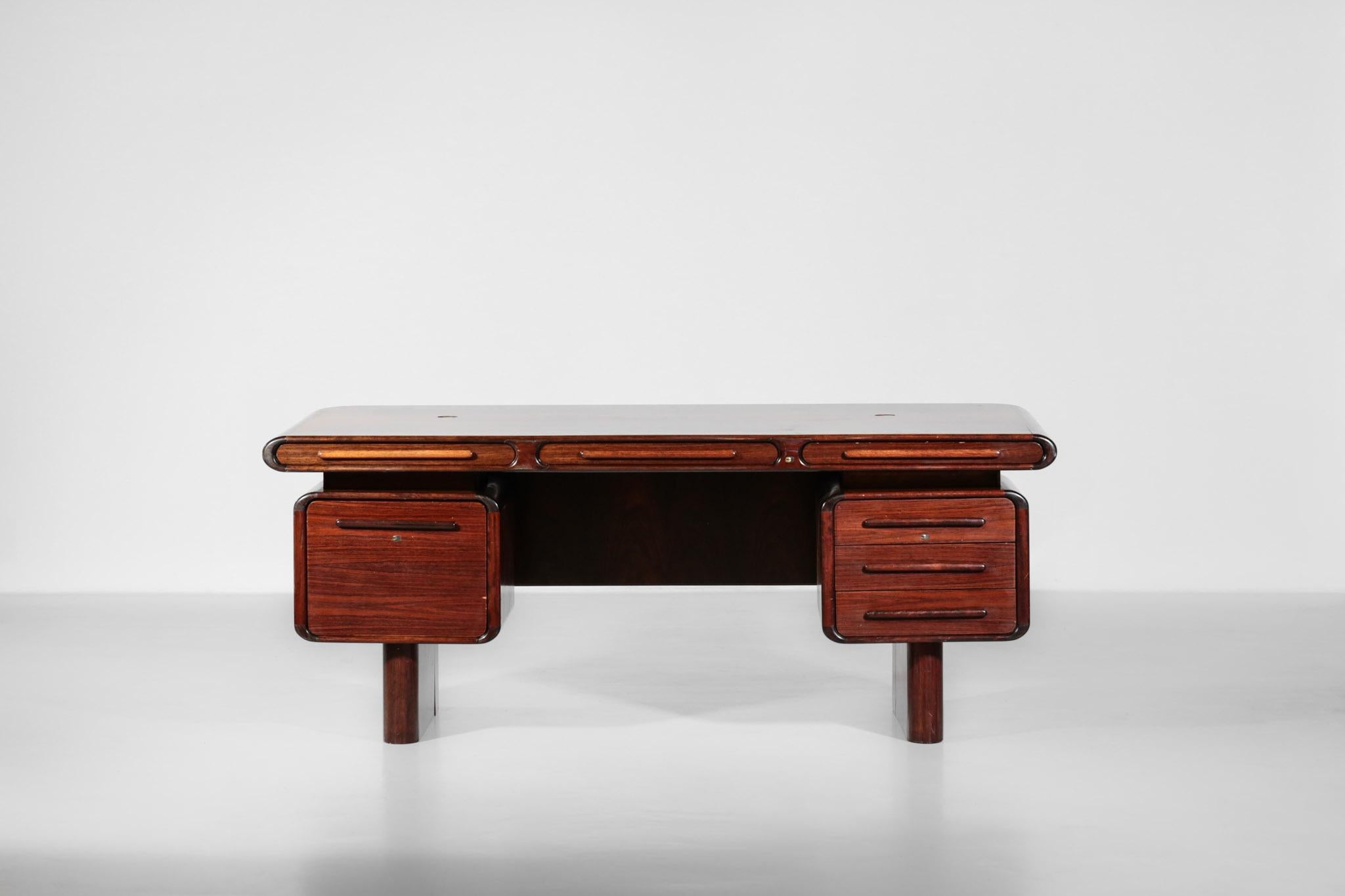 Large rosewood Danish desk.