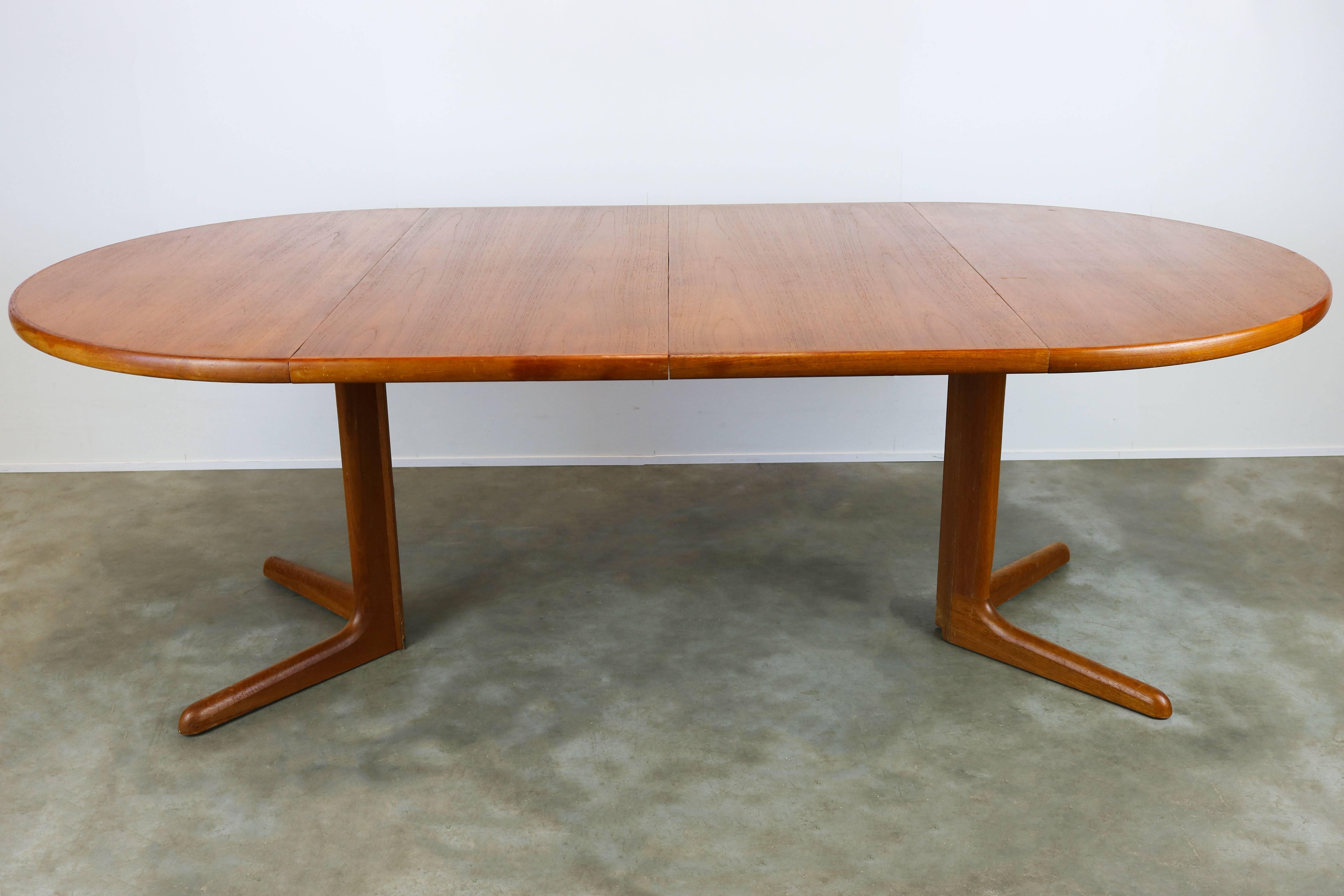 Large Danish Dining Room Set by Niels Otto Møller Teak and White Model 77, 1950 7