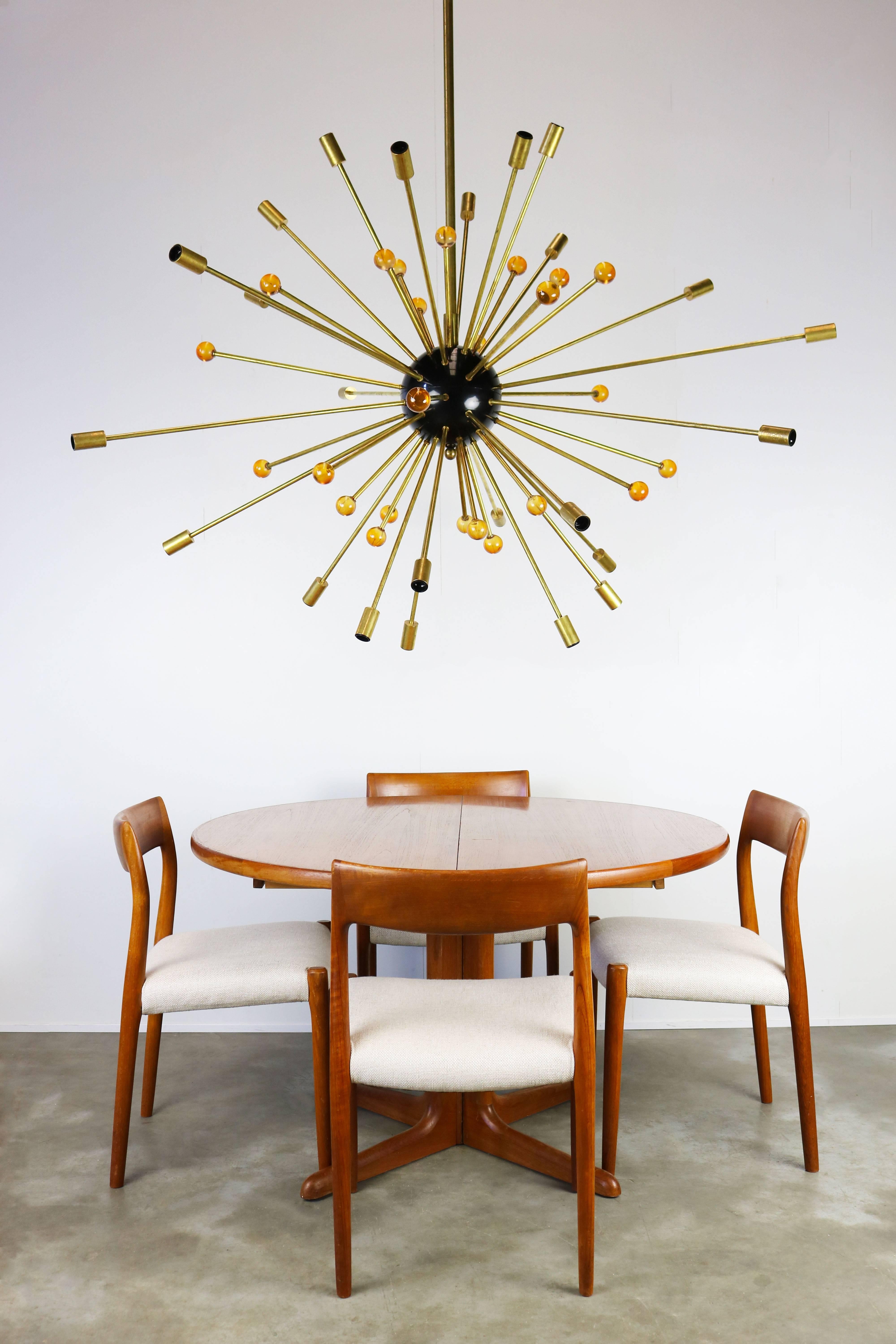 Large Danish Dining Room Set by Niels Otto Møller Teak and White Model 77, 1950 3