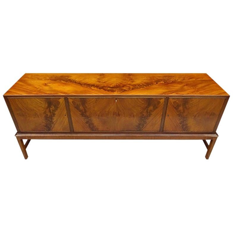 Large Danish Early Midcentury Sideboard Credenza by Frits Henningsen