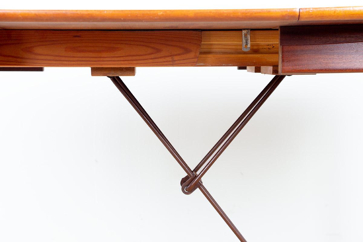 Large Danish Extendable Dining Table, 260 cm, in Teak by Henry Walter Klein 1960 For Sale 4