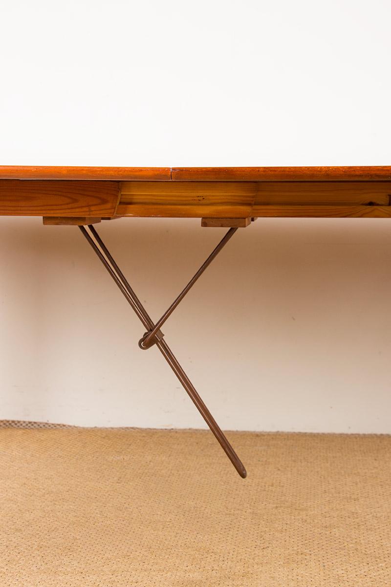 Large Danish Extendable Dining Table, 260 cm, in Teak by Henry Walter Klein 1960 For Sale 11
