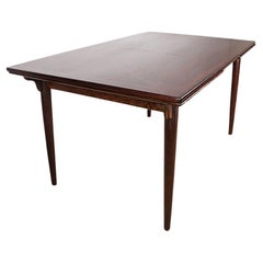 Großer dänischer ausziehbarer Esstisch aus Palisanderholz, Modell 54 von Gunni Omann, 1960.