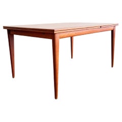 Large Danish Extendable Dining Table in Teak by Niels O. Møller for J.L. Møller