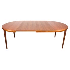 Large Danish extendable teak dining table by VV Mobler 1968.