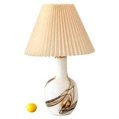 Grande lampada da tavolo danese a cascata in vetro di Per Lütken per Holmegaard