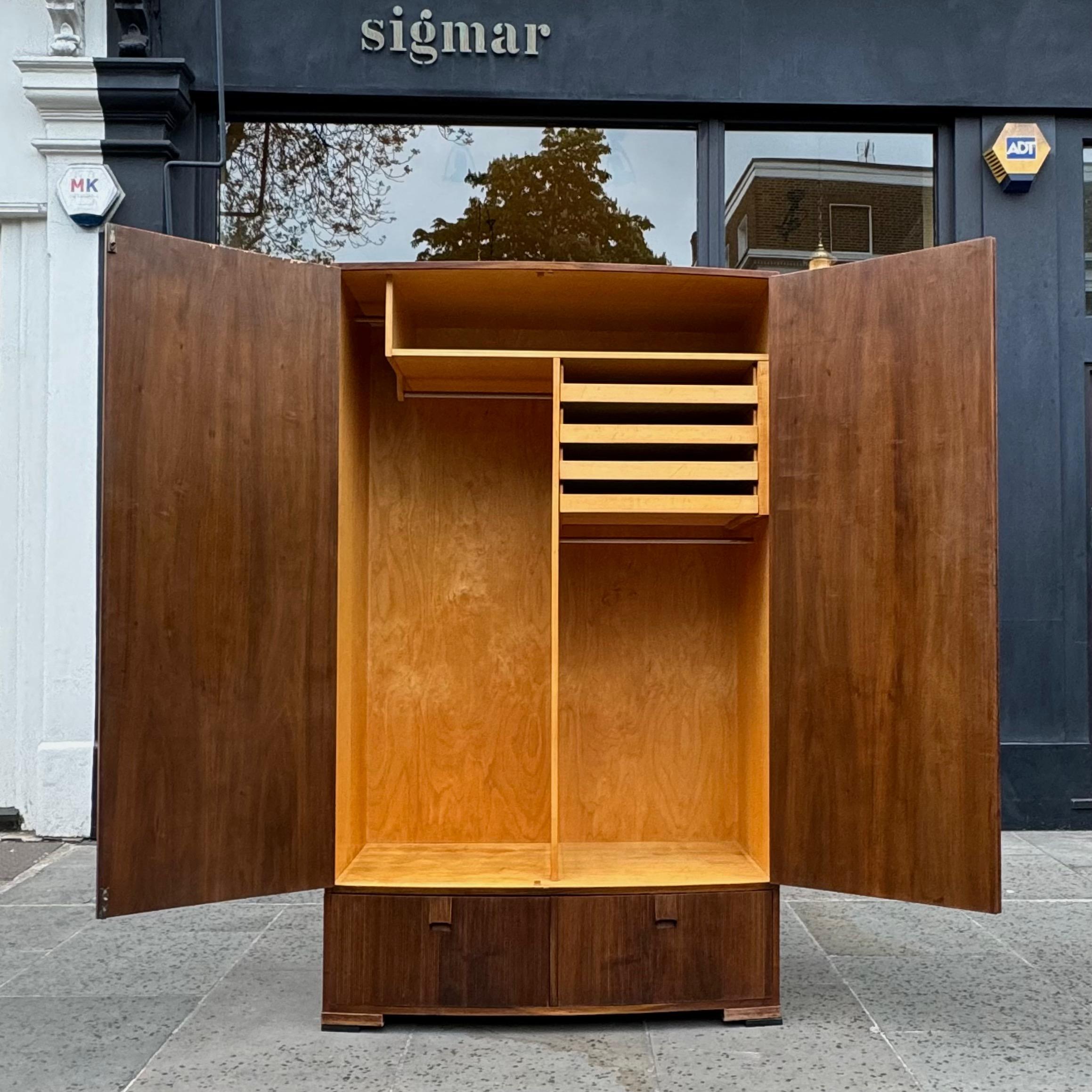 Large Danish Mahogany Cabinet For Sale 4