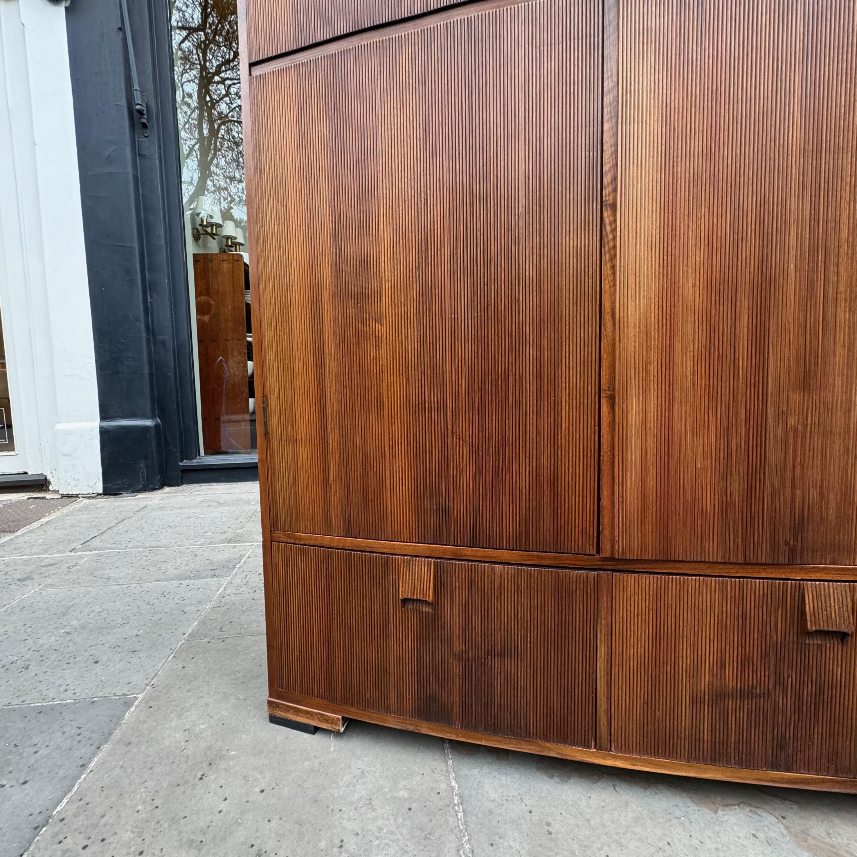 Large Danish Mahogany Cabinet For Sale 11