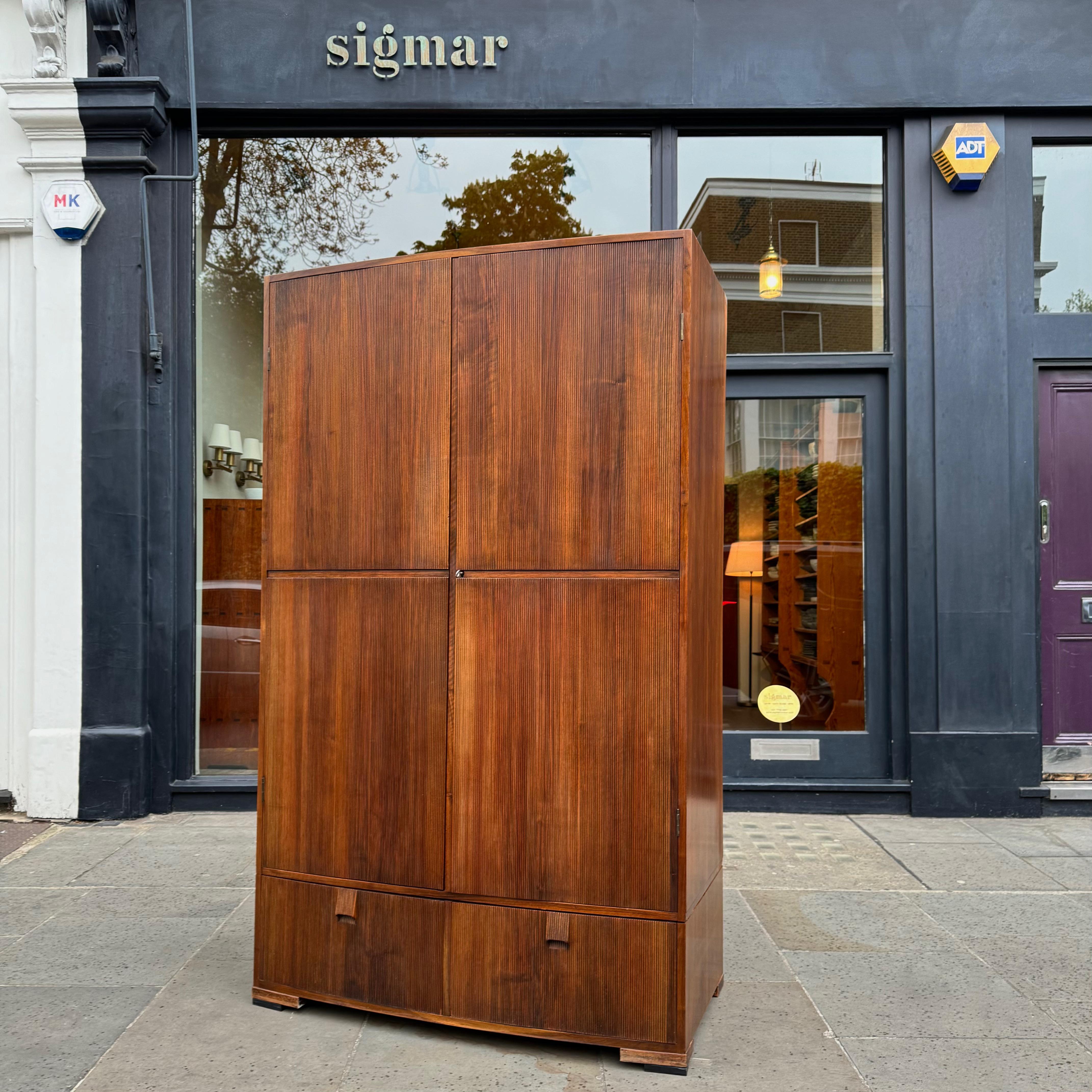 Large Danish Mahogany Cabinet For Sale 14