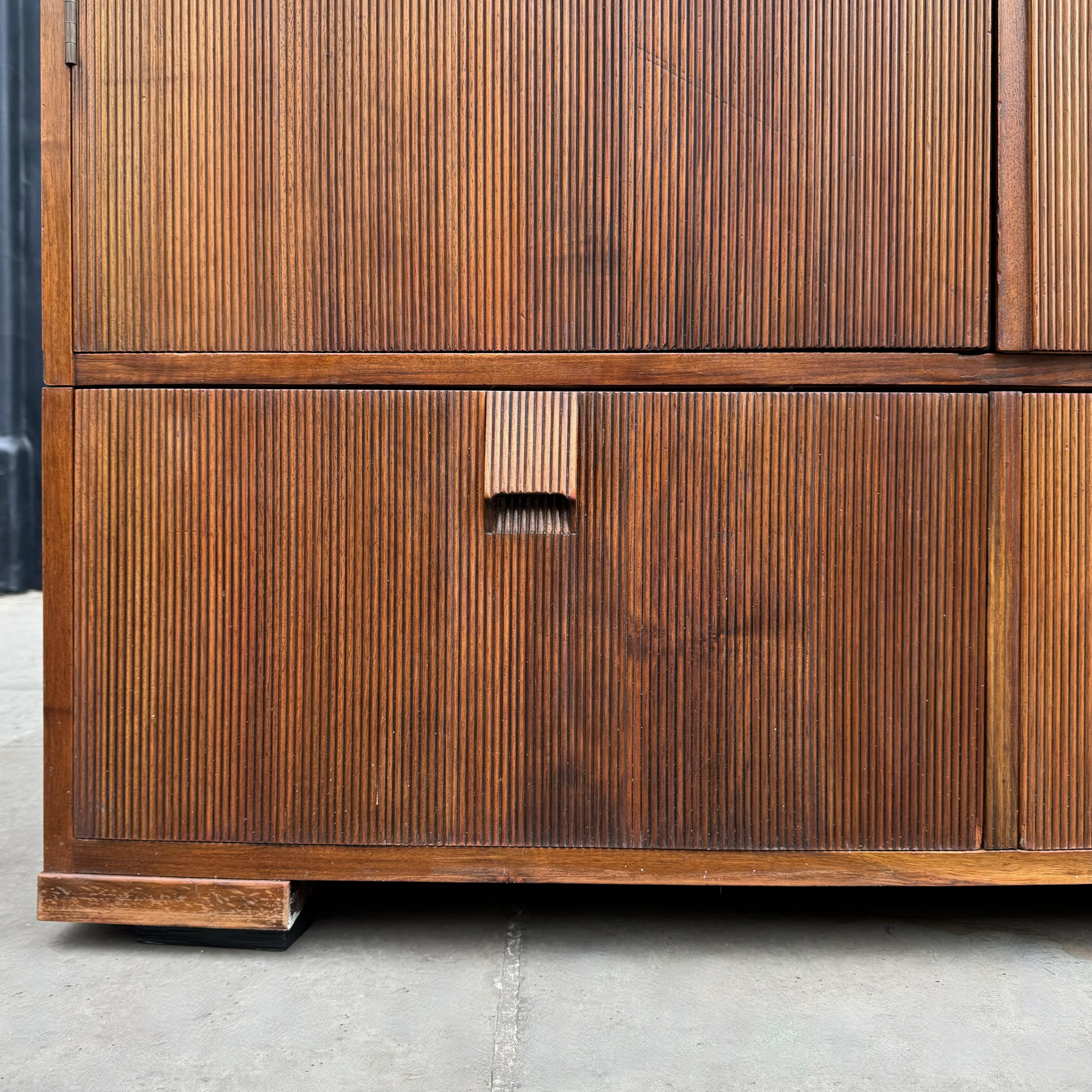 Mid-20th Century Large Danish Mahogany Cabinet