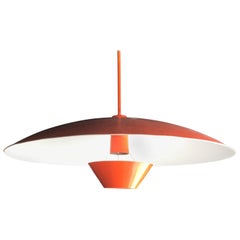 Large Danish Mid-Century Modern Chandelier Pendant Light
