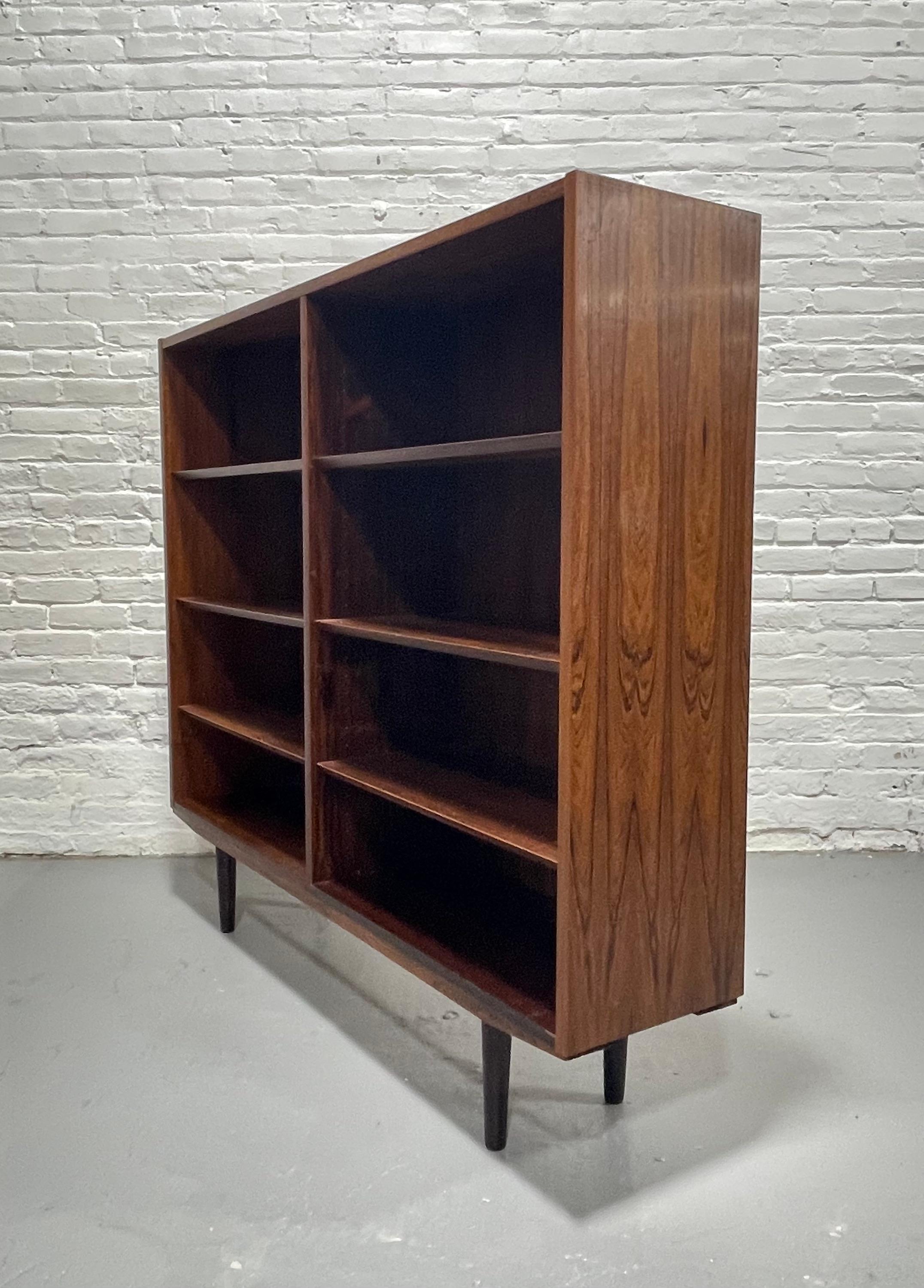 Mid-Century Modern Large DANISH Mid Century Modern ROSEWOOD BOOKCASE, c. 1960's For Sale