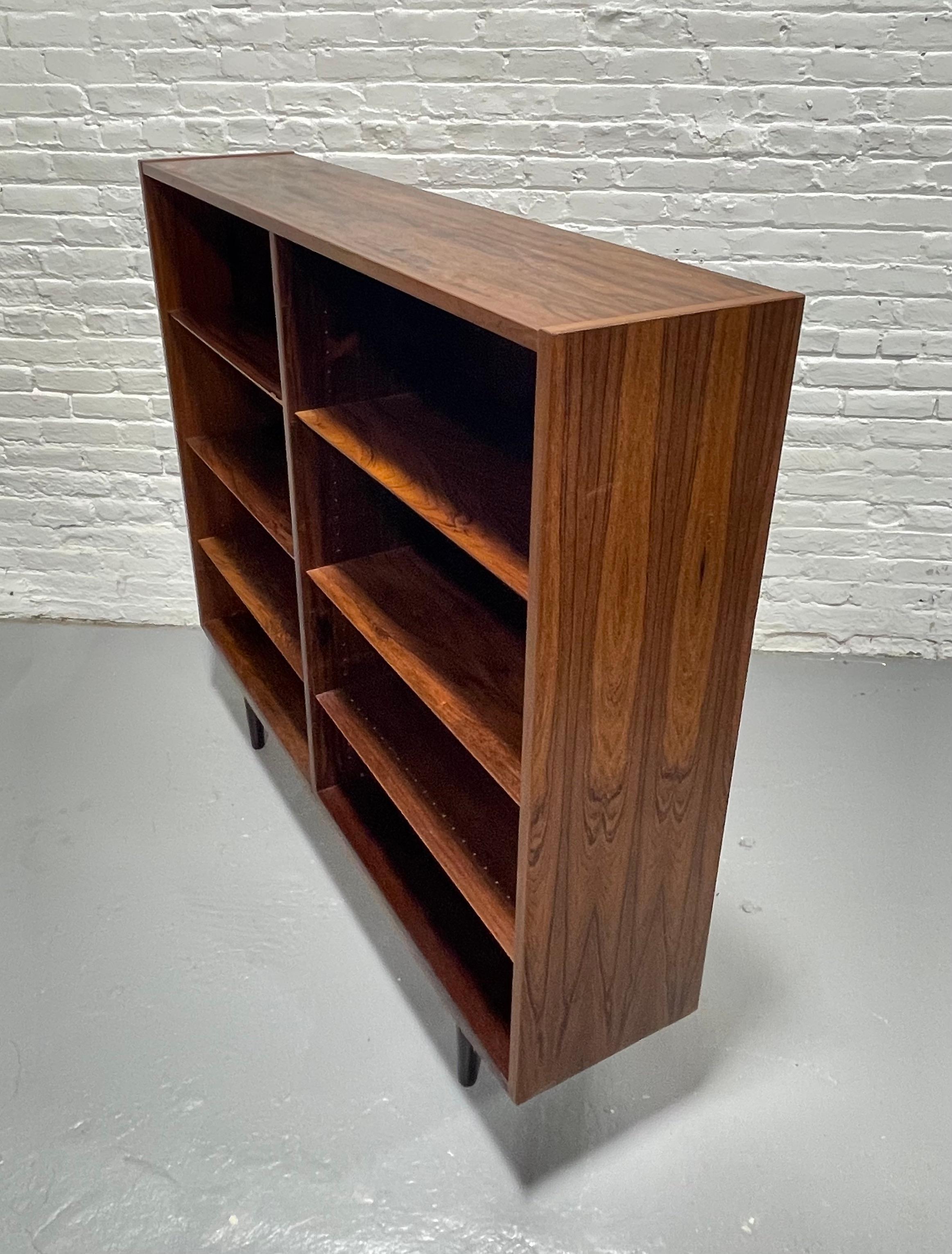 Large DANISH Mid Century Modern ROSEWOOD BOOKCASE, c. 1960's For Sale 1