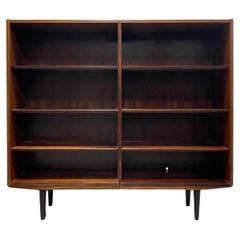 Used Large DANISH Mid Century Modern ROSEWOOD BOOKCASE, c. 1960's