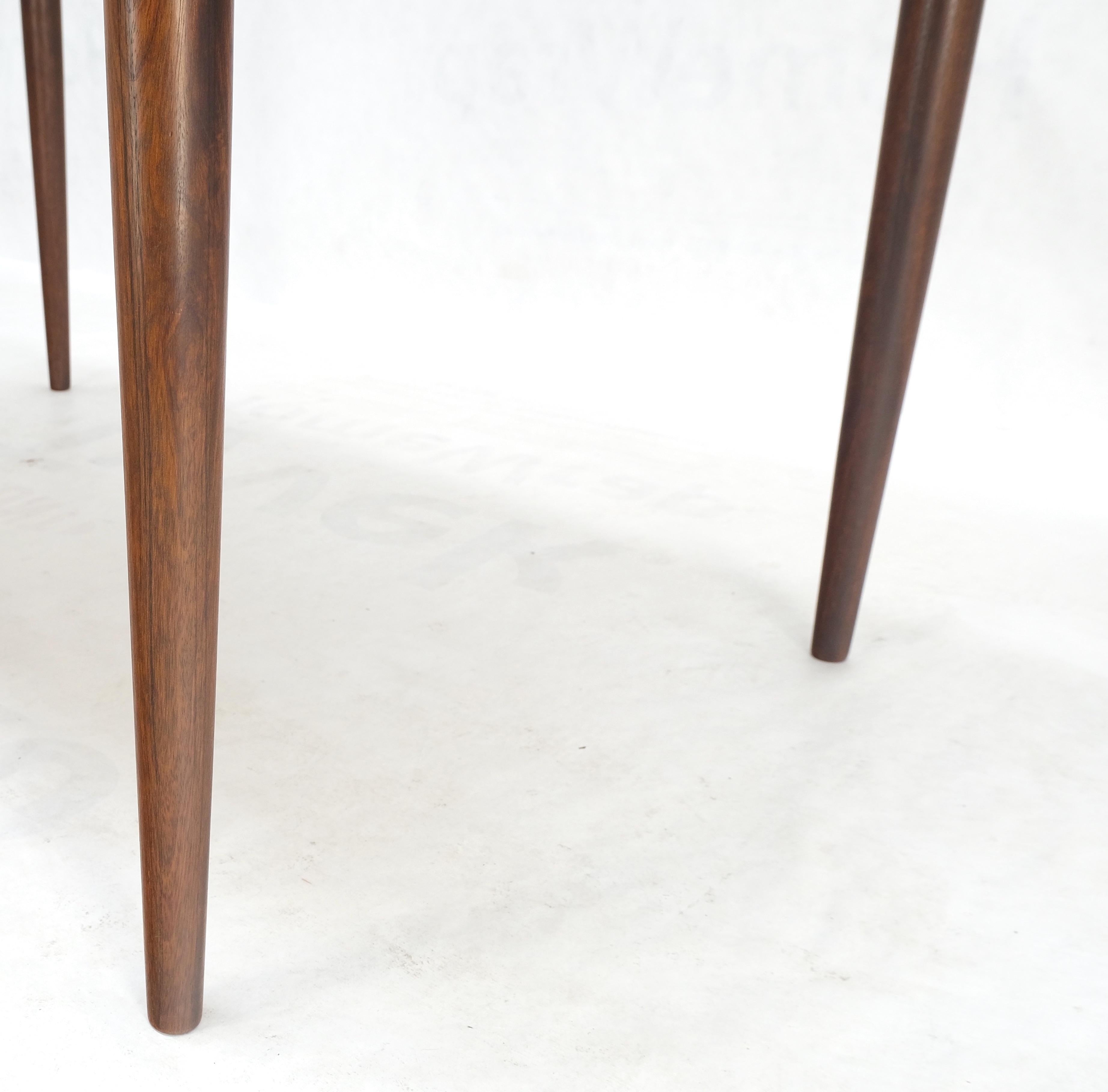 Large Danish Mid-Century Modern Rosewood Refectory Leaves Dining Table Mint! For Sale 5